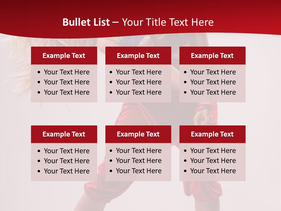 Dancing Ballet Stunt PowerPoint Template