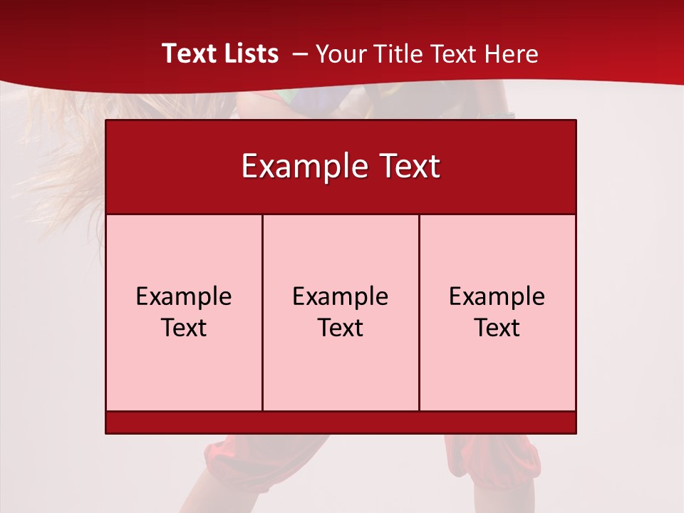 Dancing Ballet Stunt PowerPoint Template