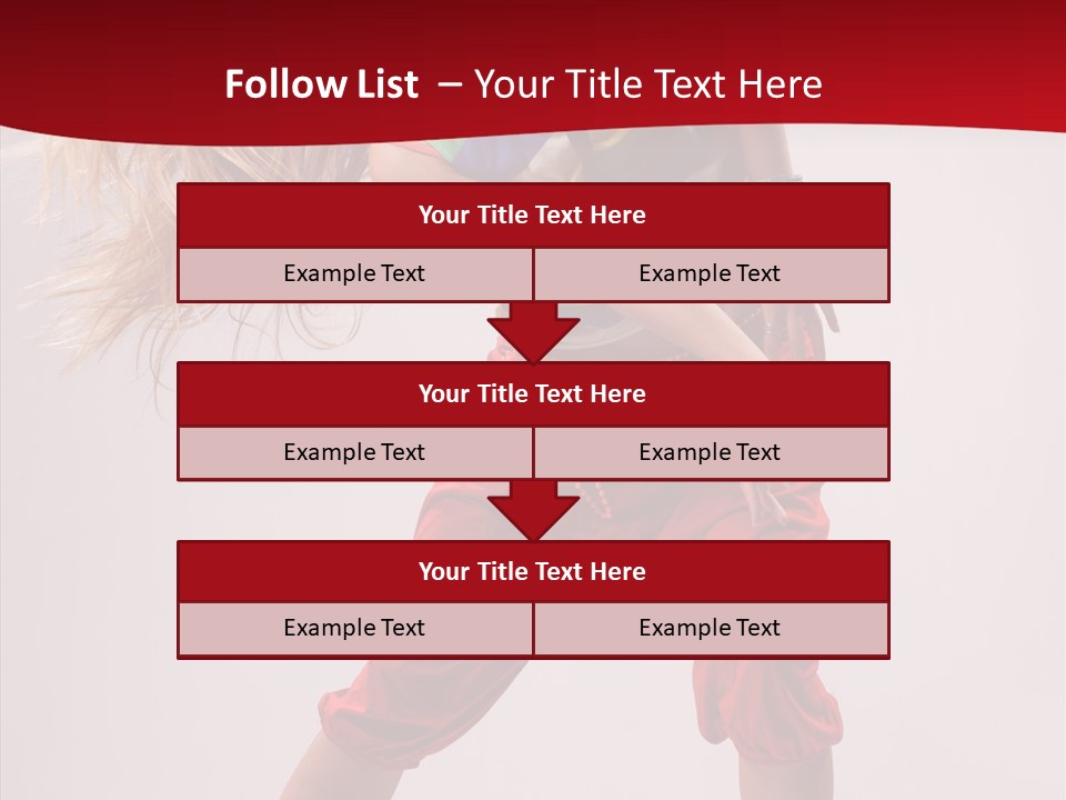 Dancing Ballet Stunt PowerPoint Template