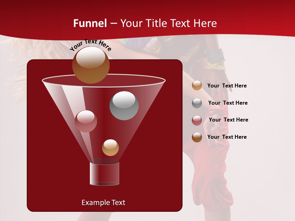 Dancing Ballet Stunt PowerPoint Template