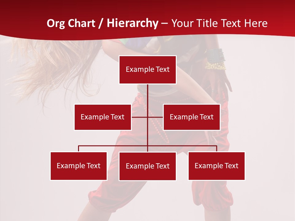 Dancing Ballet Stunt PowerPoint Template