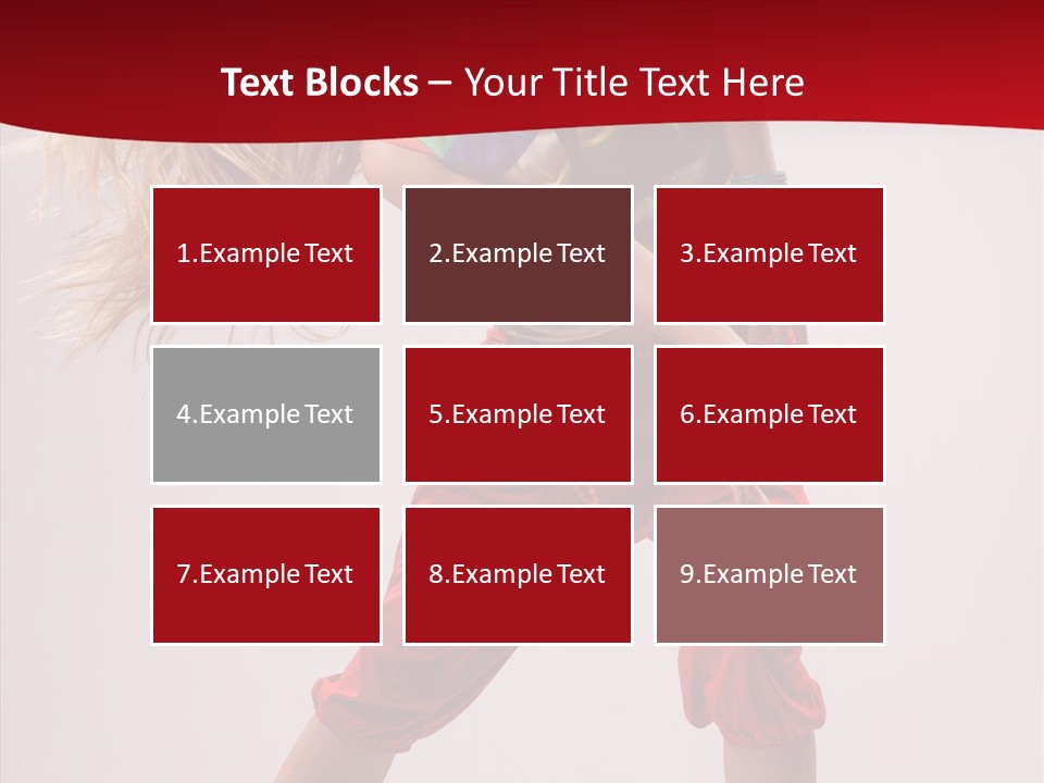 Dancing Ballet Stunt PowerPoint Template