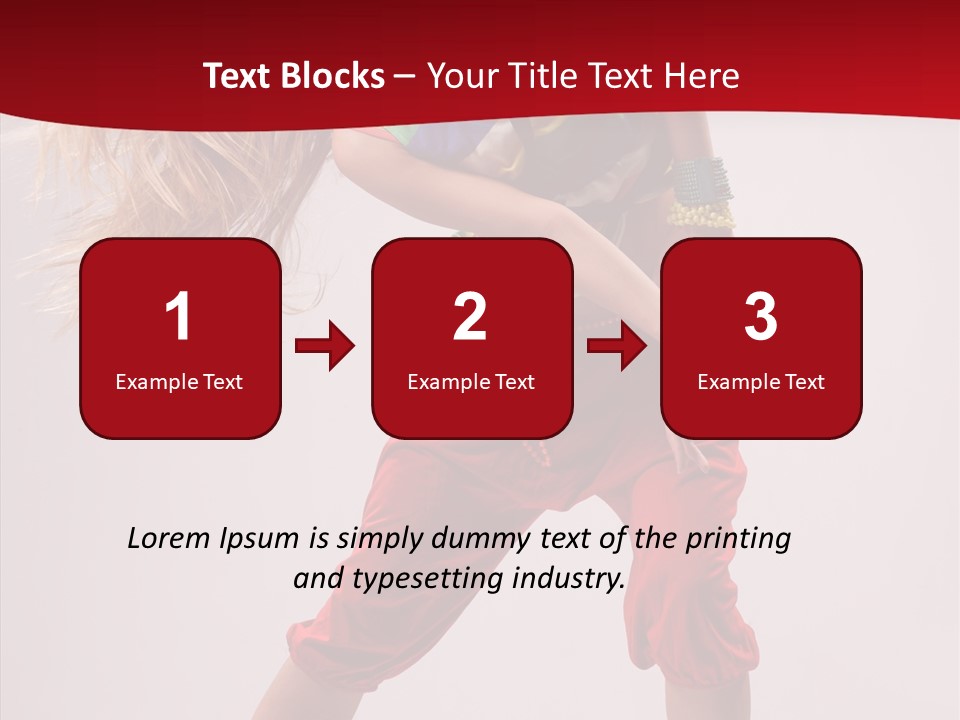 Dancing Ballet Stunt PowerPoint Template