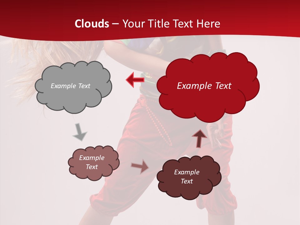 Dancing Ballet Stunt PowerPoint Template