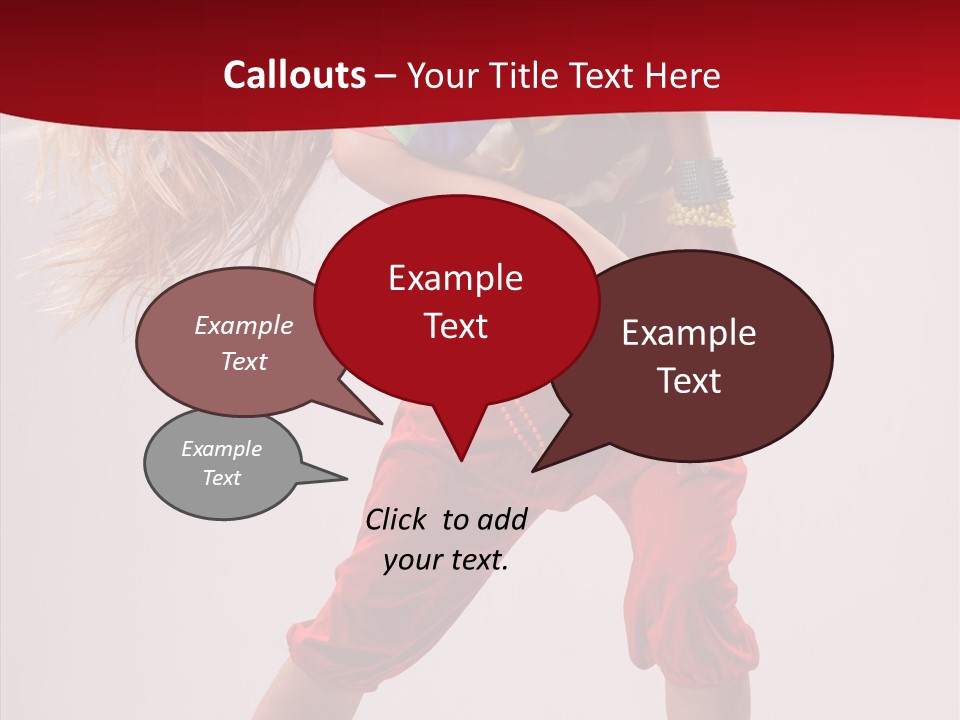 Dancing Ballet Stunt PowerPoint Template