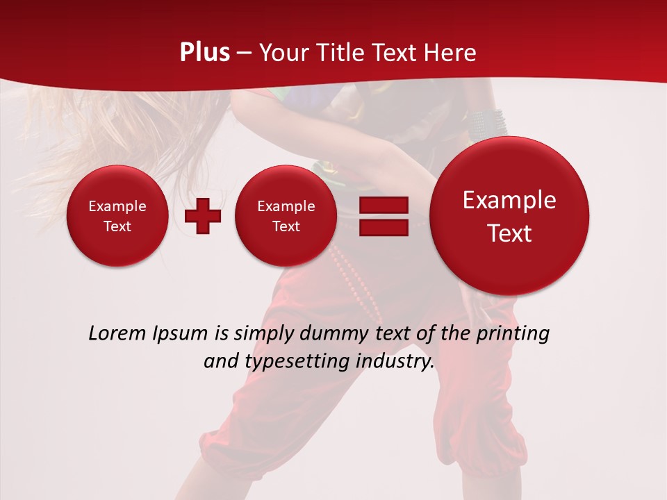 Dancing Ballet Stunt PowerPoint Template