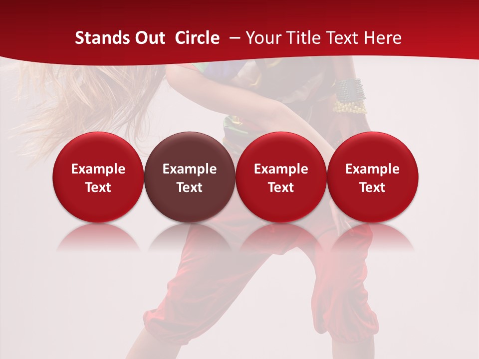 Dancing Ballet Stunt PowerPoint Template