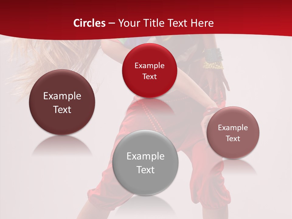 Dancing Ballet Stunt PowerPoint Template