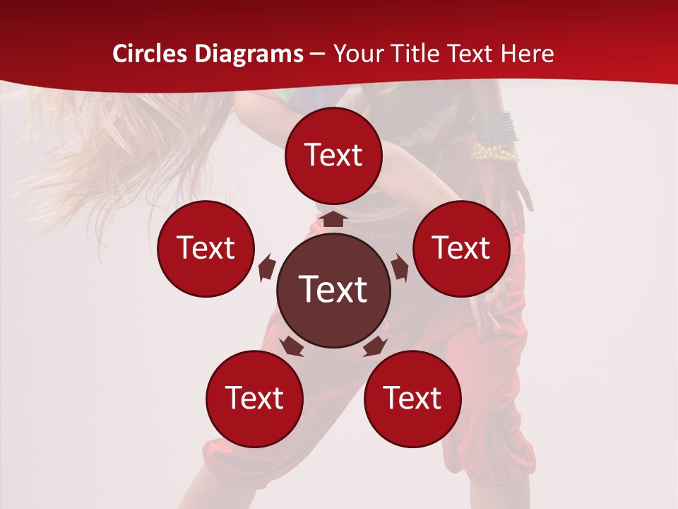 Dancing Ballet Stunt PowerPoint Template