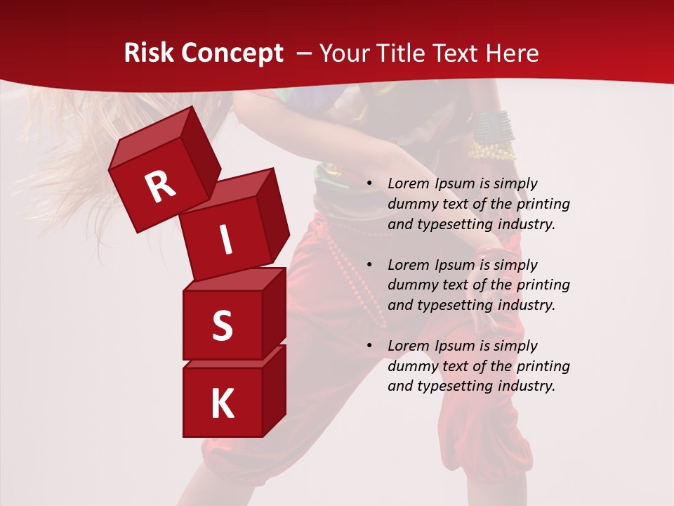 Dancing Ballet Stunt PowerPoint Template