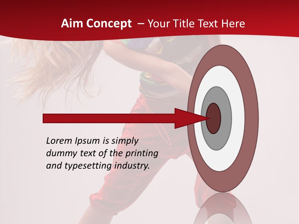 Dancing Ballet Stunt PowerPoint Template