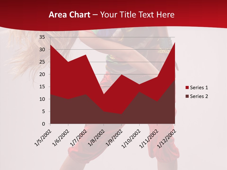 Dancing Ballet Stunt PowerPoint Template