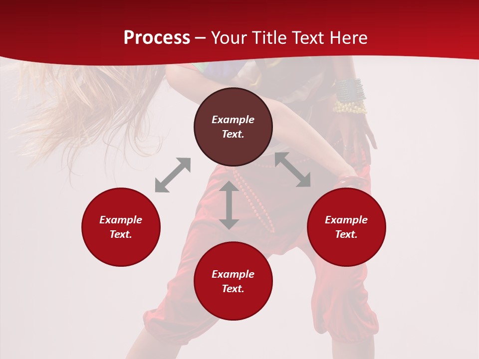 Dancing Ballet Stunt PowerPoint Template