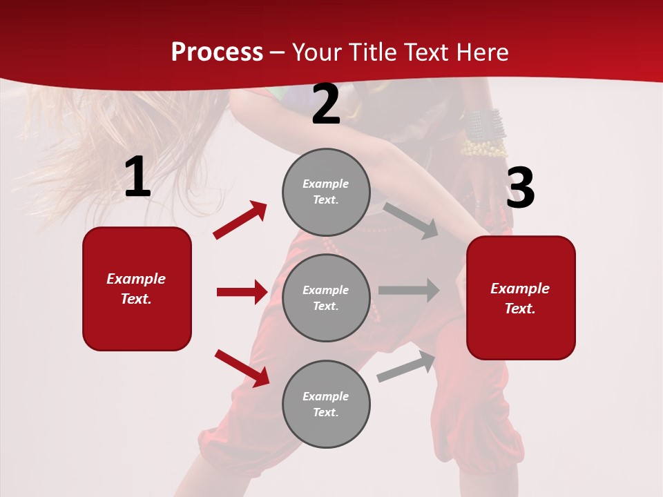 Dancing Ballet Stunt PowerPoint Template