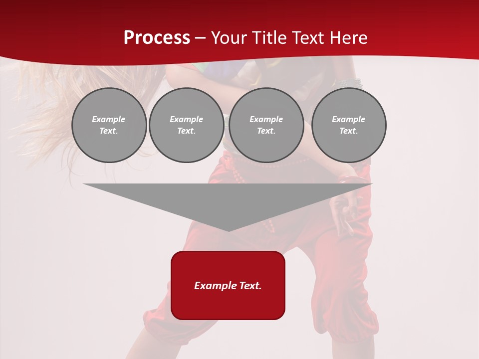 Dancing Ballet Stunt PowerPoint Template