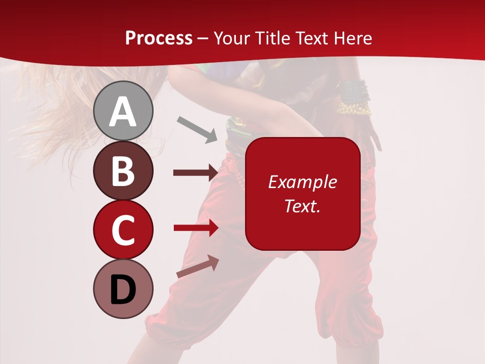 Dancing Ballet Stunt PowerPoint Template