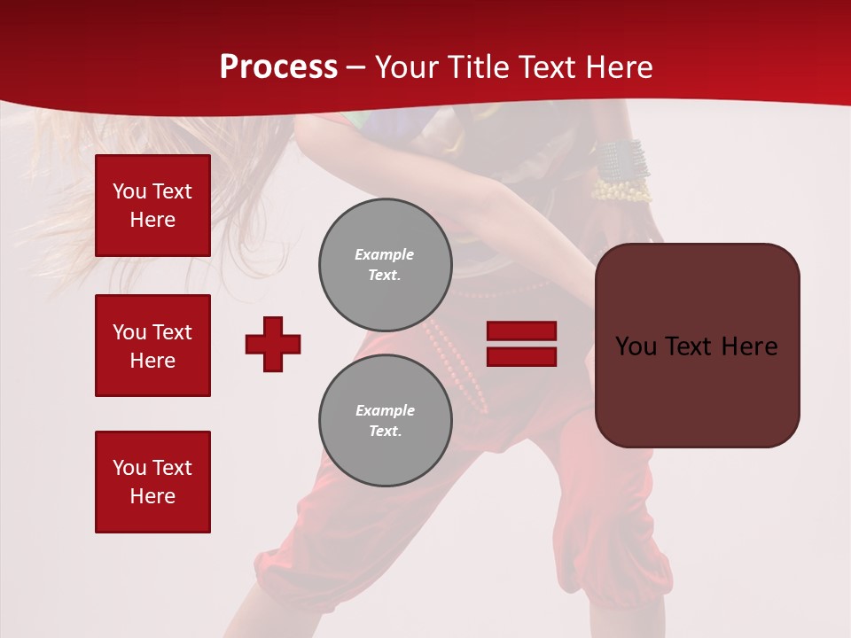 Dancing Ballet Stunt PowerPoint Template