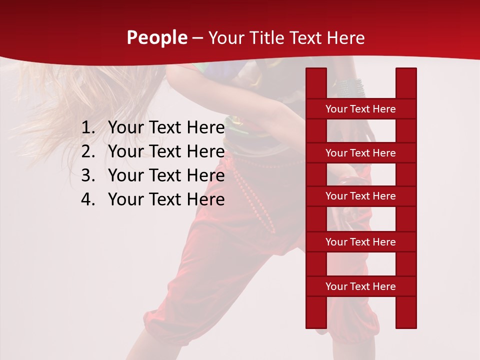Dancing Ballet Stunt PowerPoint Template