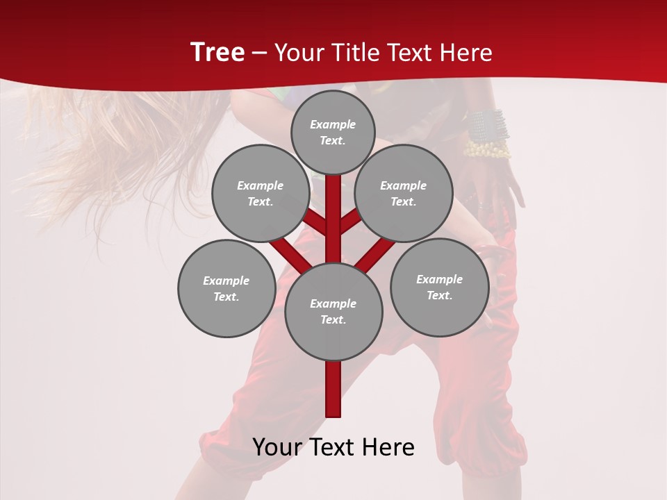 Dancing Ballet Stunt PowerPoint Template