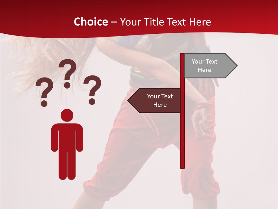 Dancing Ballet Stunt PowerPoint Template