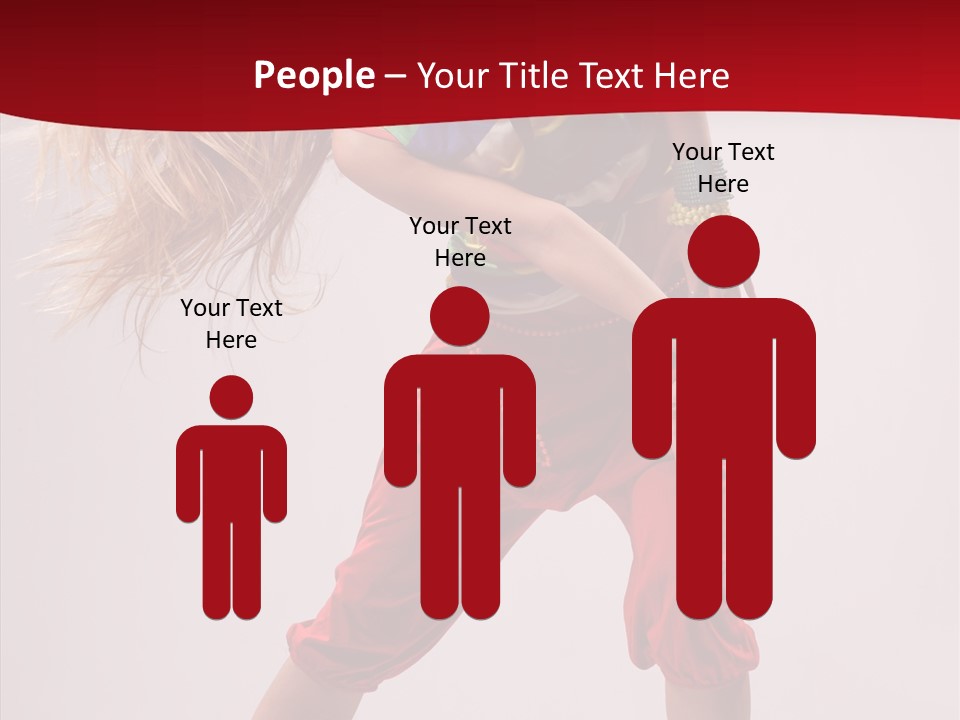 Dancing Ballet Stunt PowerPoint Template