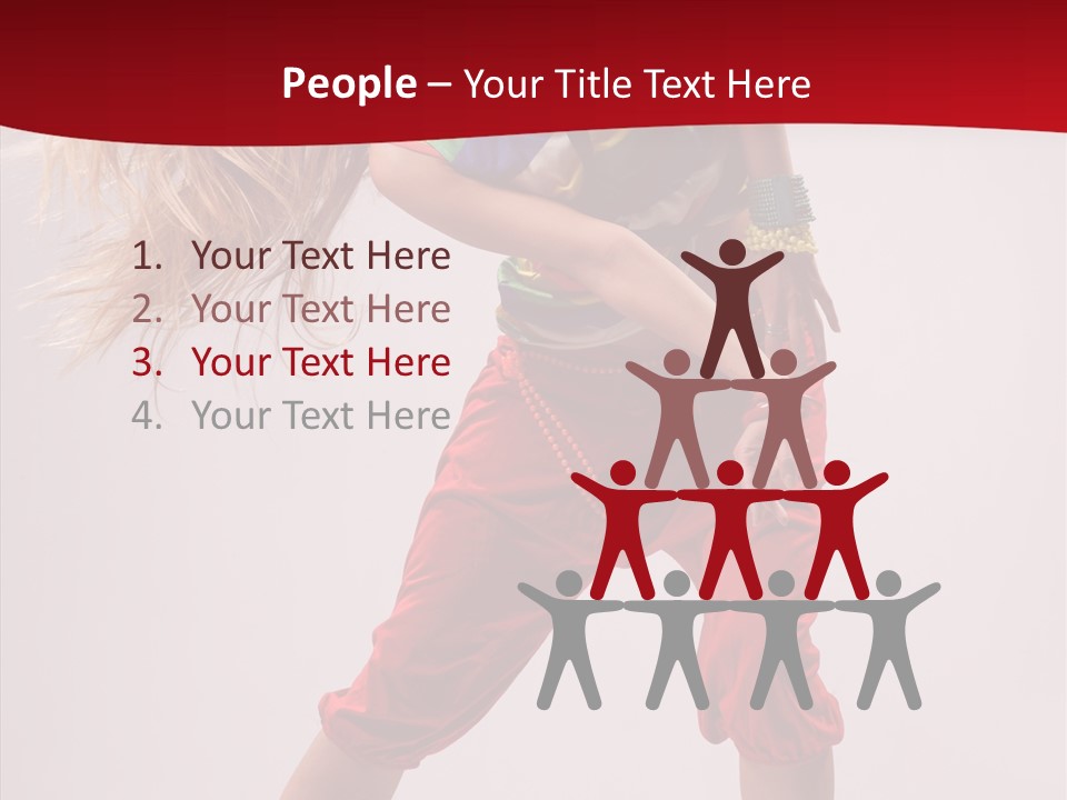 Dancing Ballet Stunt PowerPoint Template