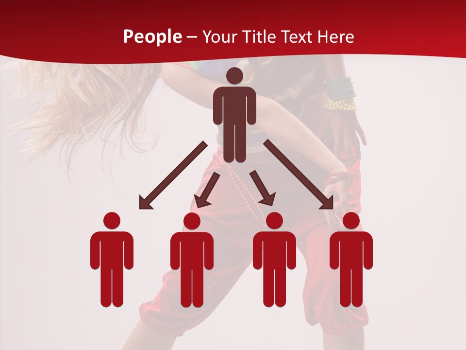 Dancing Ballet Stunt PowerPoint Template