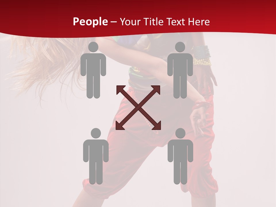 Dancing Ballet Stunt PowerPoint Template