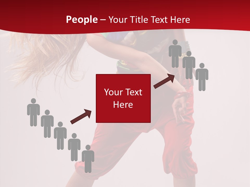 Dancing Ballet Stunt PowerPoint Template