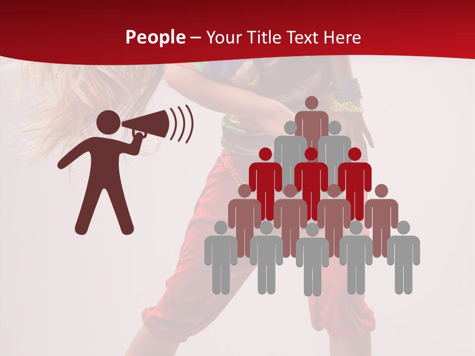 Dancing Ballet Stunt PowerPoint Template