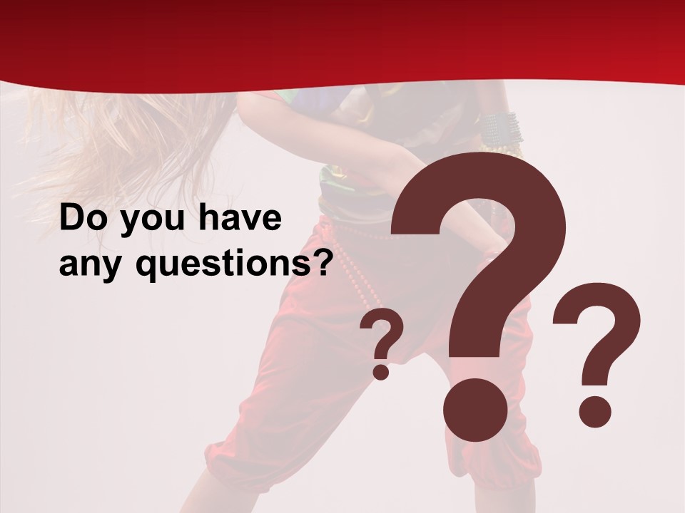 Dancing Ballet Stunt PowerPoint Template