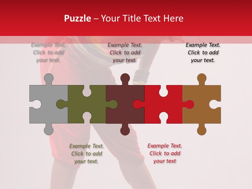 Clothing Fashion Dancing PowerPoint Template