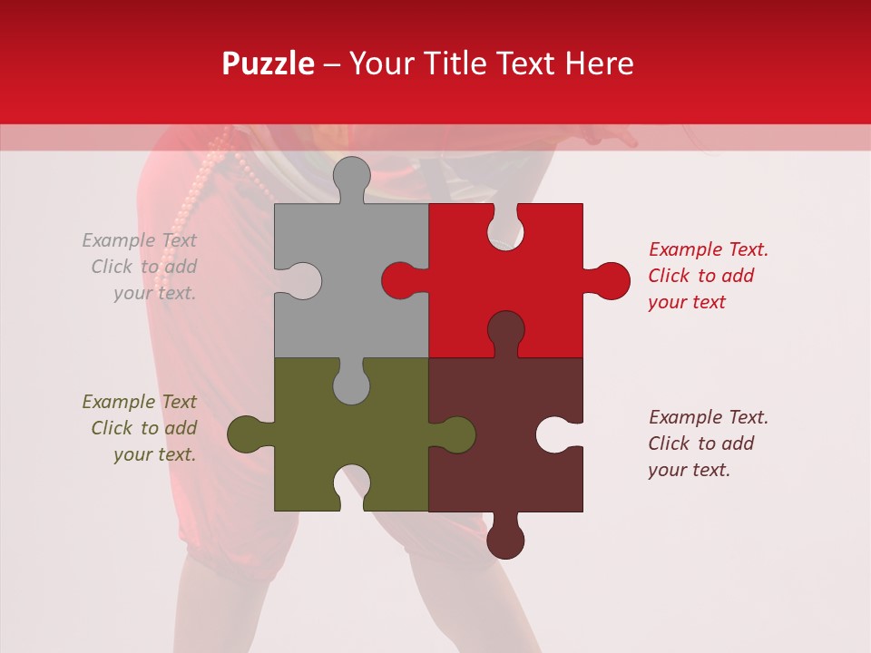 Clothing Fashion Dancing PowerPoint Template