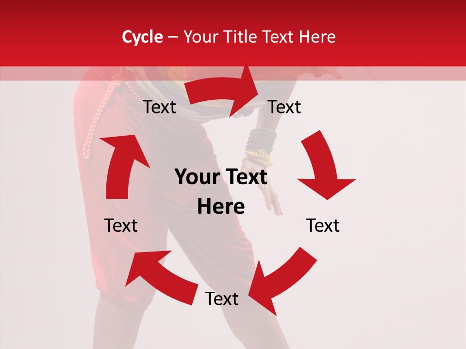 Clothing Fashion Dancing PowerPoint Template