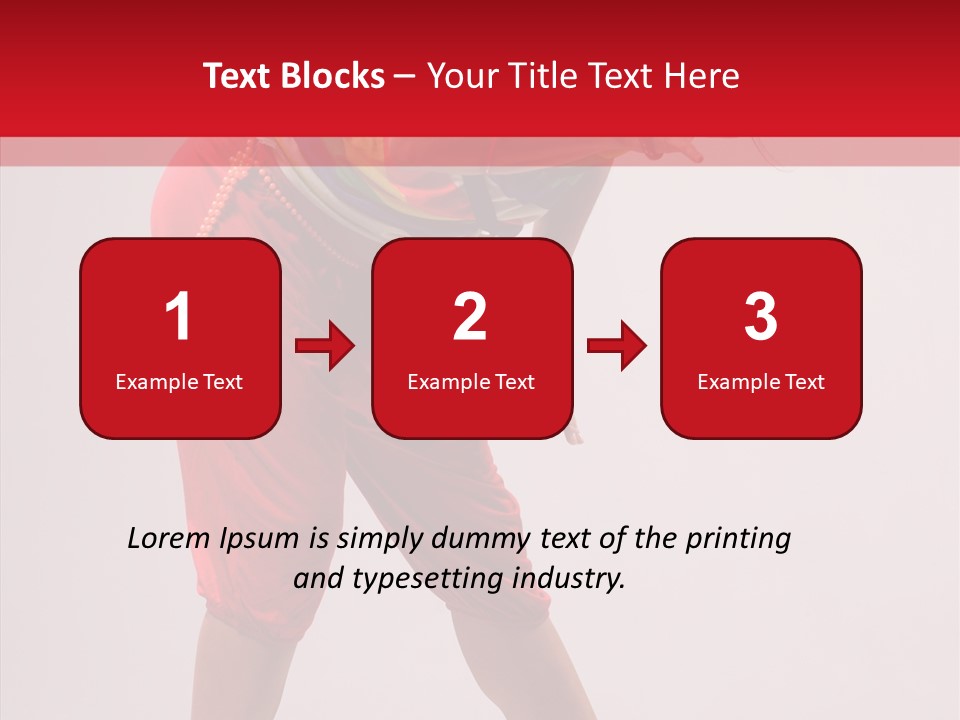 Clothing Fashion Dancing PowerPoint Template