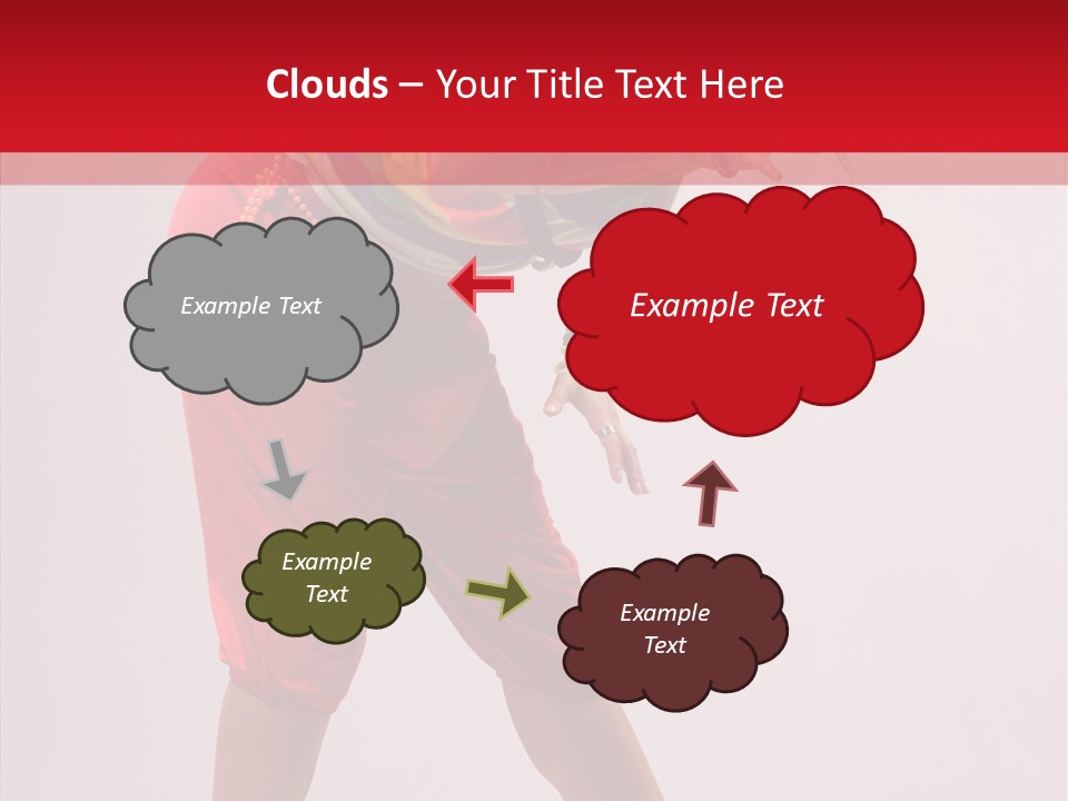 Clothing Fashion Dancing PowerPoint Template