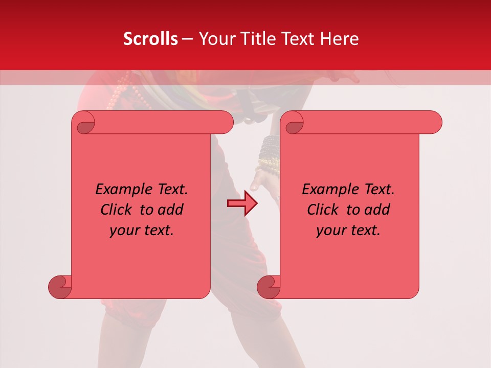 Clothing Fashion Dancing PowerPoint Template