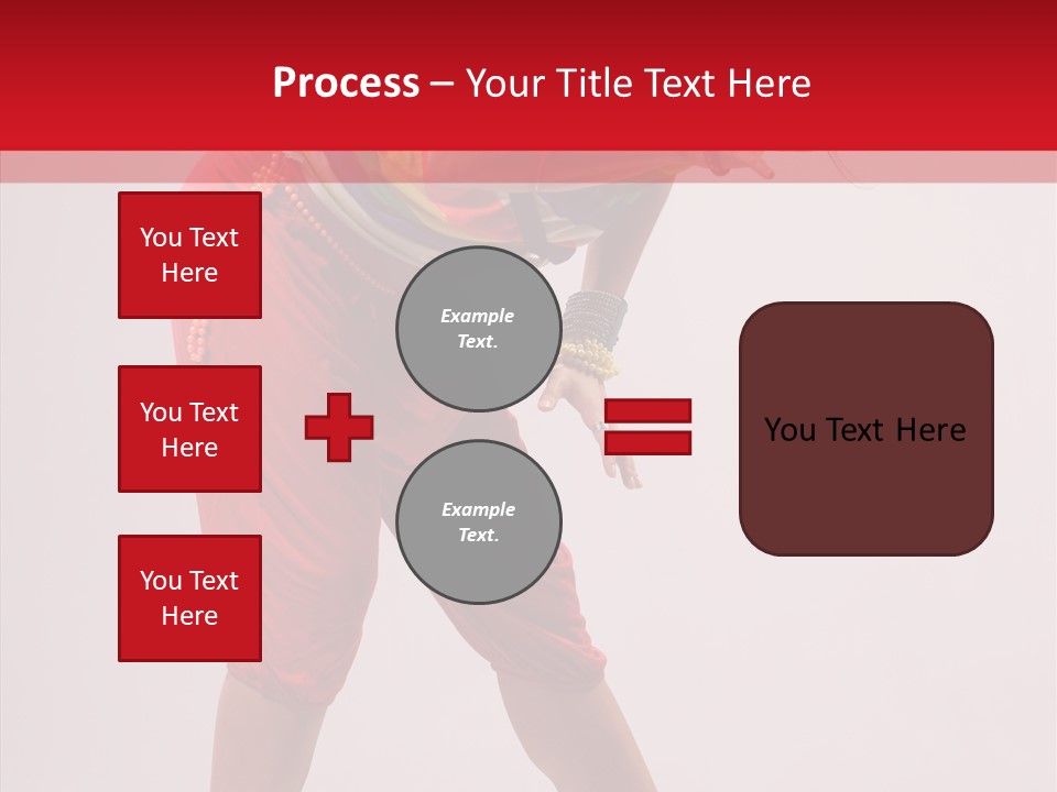 Clothing Fashion Dancing PowerPoint Template