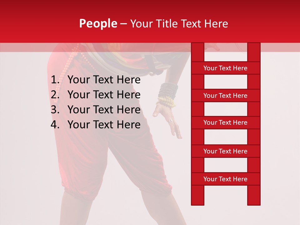 Clothing Fashion Dancing PowerPoint Template