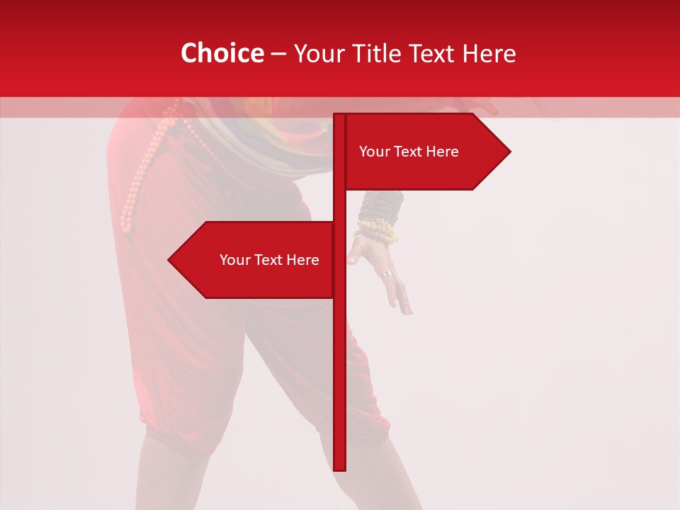 Clothing Fashion Dancing PowerPoint Template