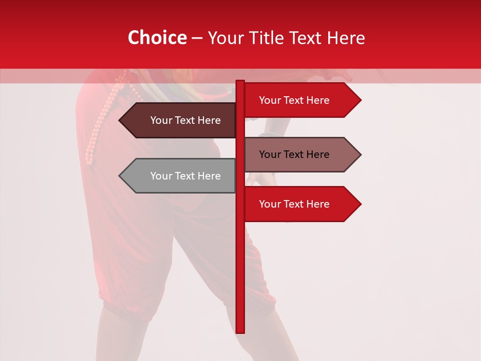 Clothing Fashion Dancing PowerPoint Template