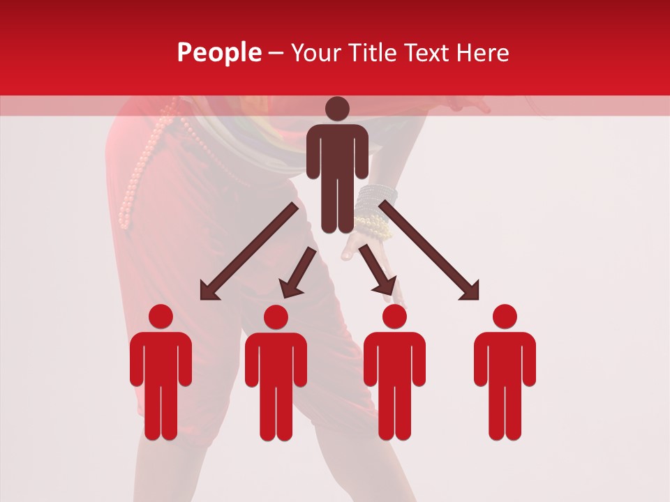 Clothing Fashion Dancing PowerPoint Template