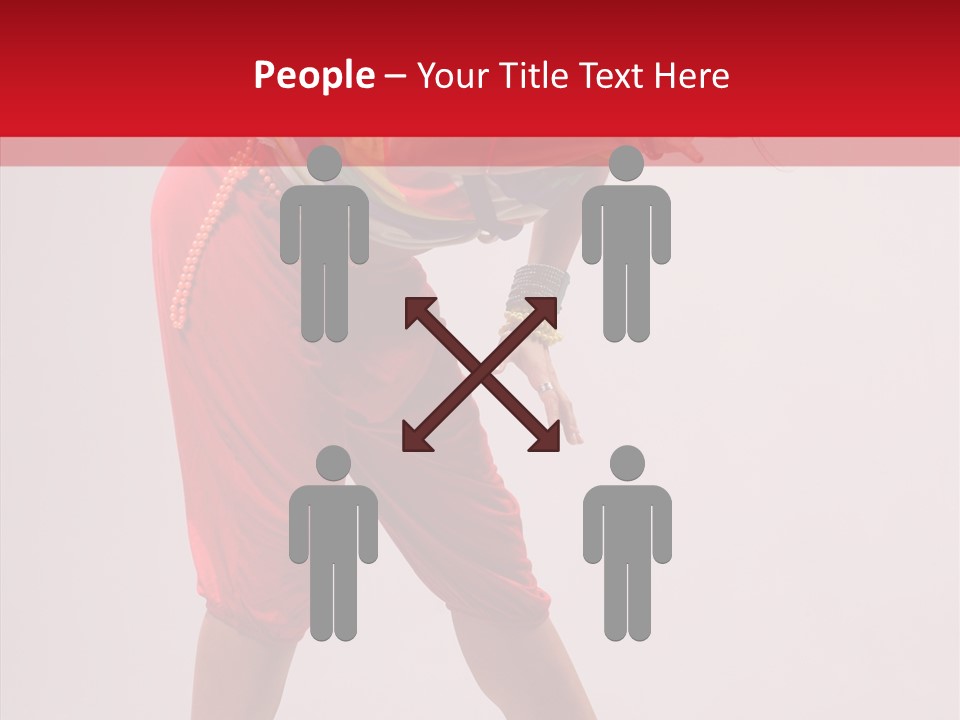 Clothing Fashion Dancing PowerPoint Template