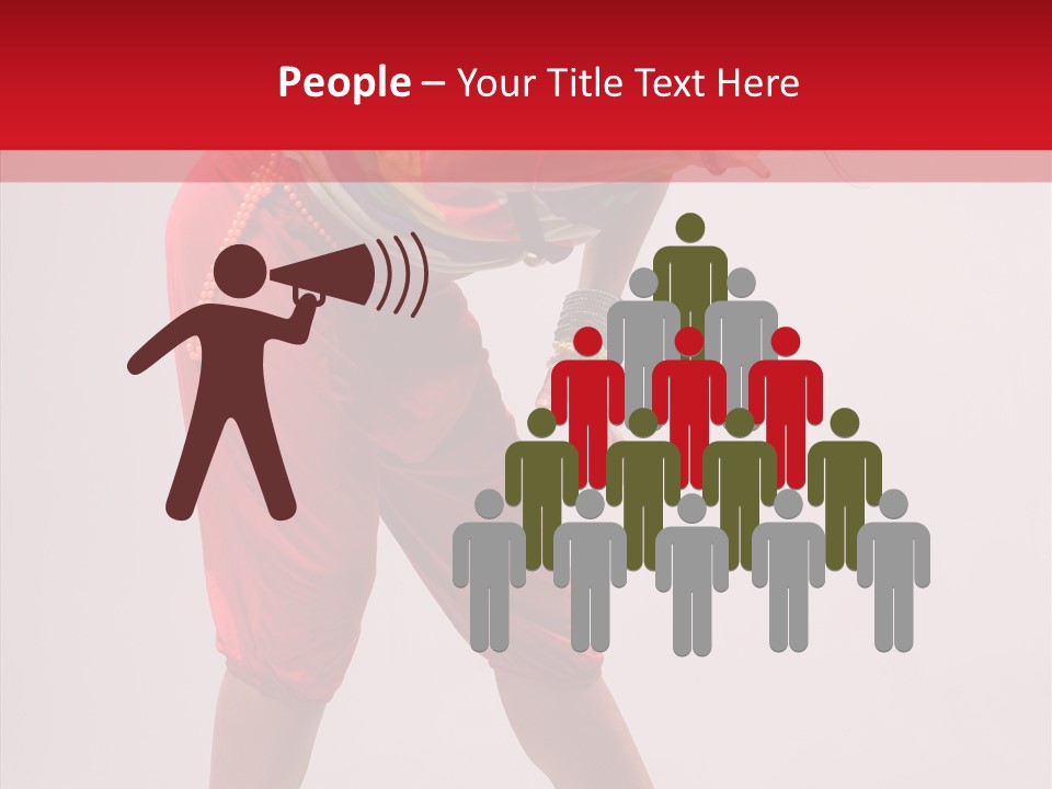 Clothing Fashion Dancing PowerPoint Template