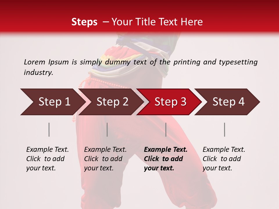 Lifestyles Women Dancer PowerPoint Template