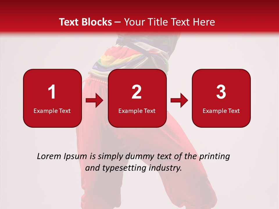 Lifestyles Women Dancer PowerPoint Template