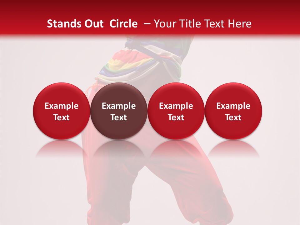 Lifestyles Women Dancer PowerPoint Template