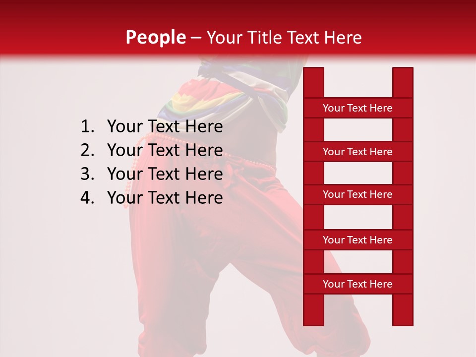 Lifestyles Women Dancer PowerPoint Template