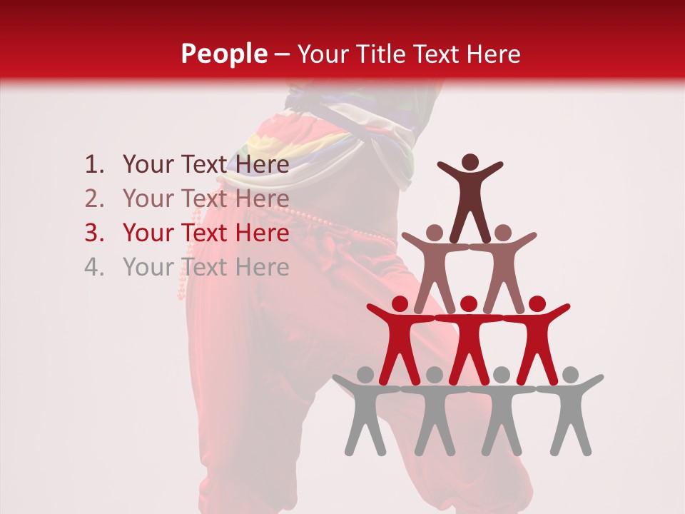 Lifestyles Women Dancer PowerPoint Template