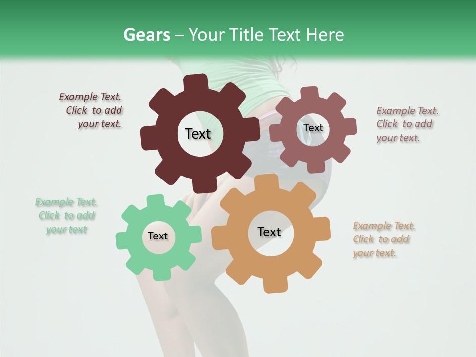 Performance Posing Beautiful PowerPoint Template